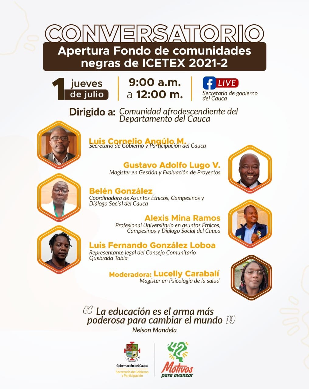 Hay conversatorio para las comunidades afro de la región