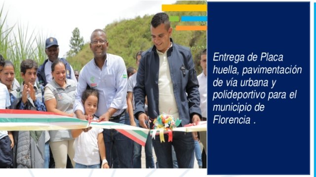 16.000 millones de inversion en infraestructura deportiva y Revolucion Vial en Florencia