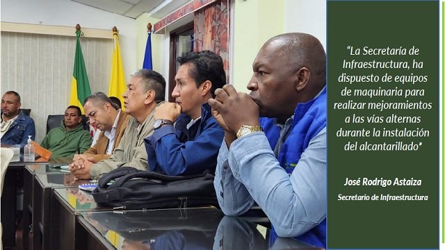 A través del diálogo y la concertación continúa en actividades la pavimentación de la vía Cairo – Cajibío