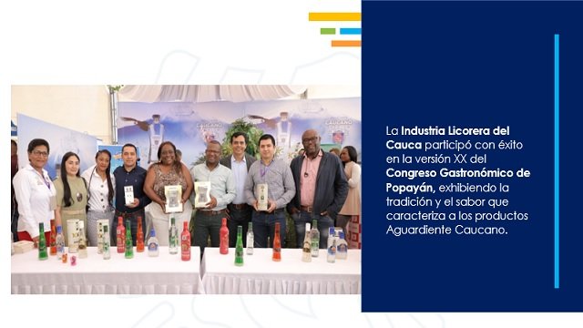 Aguardiente Premium Purace fue protagonista del Congreso Gastronomico de Popayan