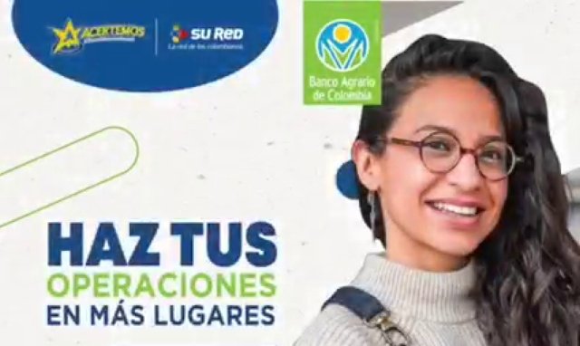 Ahora somos corresponsal Bancario del Banco Agrario de Colombia Acertemos