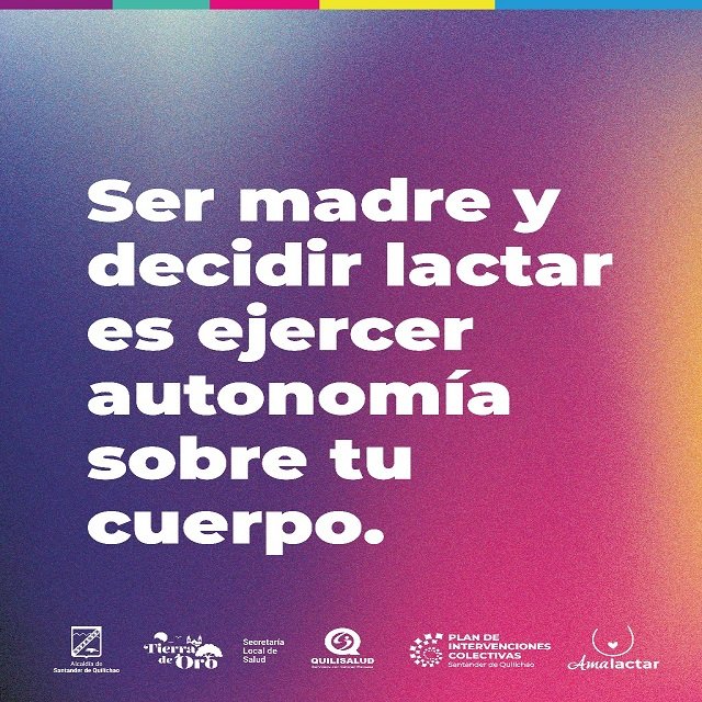 ¡Amamantar es un acto de amor! Santander de Quilichao celebra la Semana de la Lactancia Materna 2025