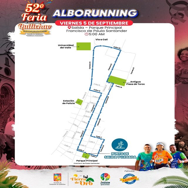 Arranca la 52° Feria de Quilichao con energía - Inscríbete al Alborunning 5K