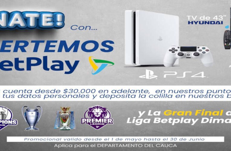 Gánate con Acertemos y Betplay