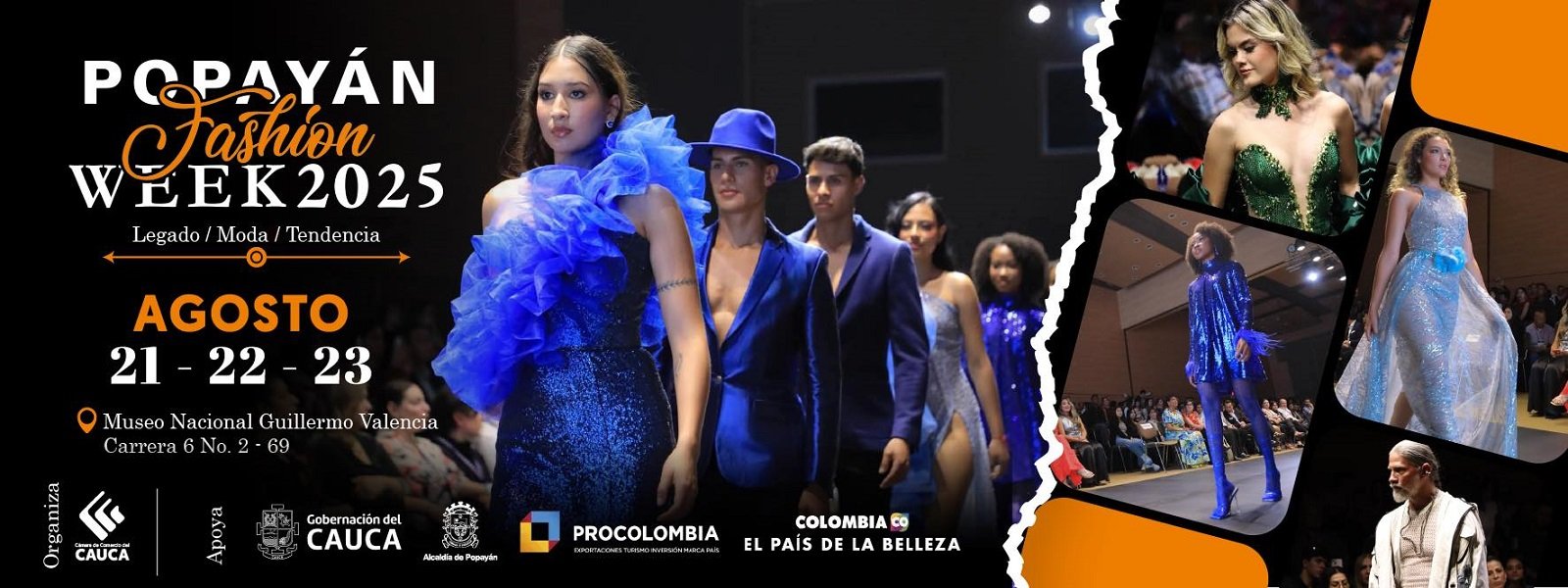 ¡Popayán se viste de moda! Llega el Popayán Fashion Week 2025