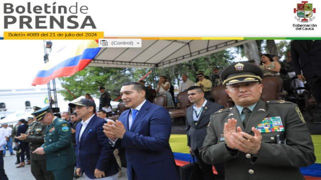 BOLETÍN DE PRENSA Nº 089 GOBERNACIÓN DEL CAUCA