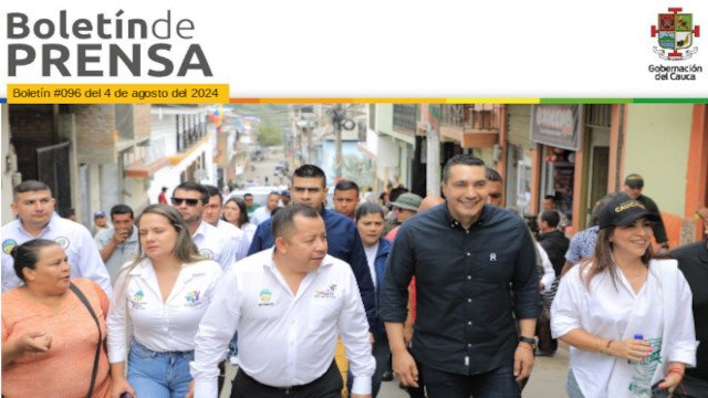 BOLETÍN DE PRENSA Nº 096 GOBERNACIÓN DEL CAUCA