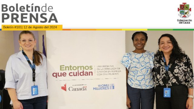 BOLETÍN DE PRENSA Nº 101 GOBERNACIÓN DEL CAUCA
