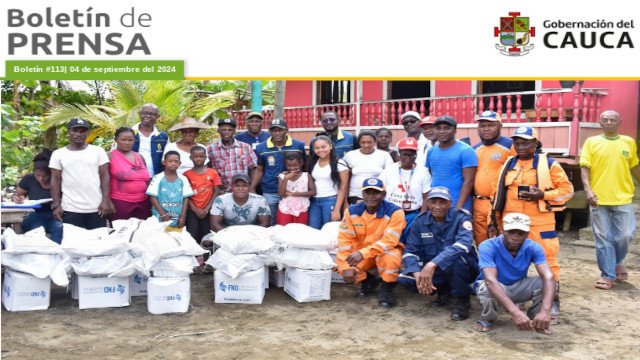 Boletín de Prensa No 113 - Gobernación del Cauca