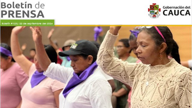 BOLETÍN DE PRENSA Nº 123 GOBERNACIÓN DEL CAUCA