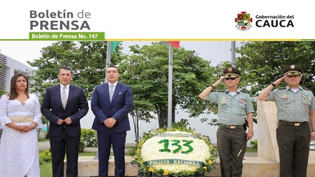 BOLETÍN DE PRENSA Nº 147 GOBERNACIÓN DEL CAUCA