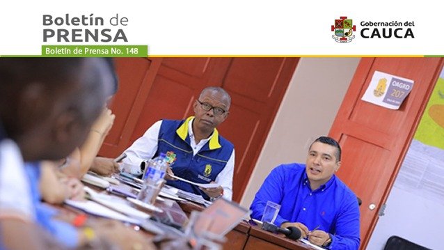 BOLETÍN DE PRENSA Nº 148 GOBERNACIÓN DEL CAUCA