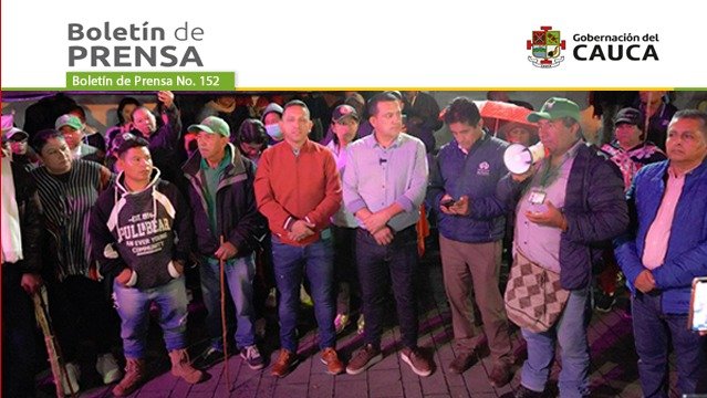 BOLETÍN DE PRENSA Nº 152 GOBERNACIÓN DEL CAUCA