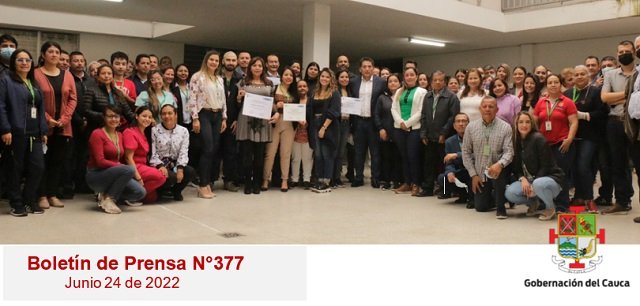 BOLETÍN DE PRENSA Nº 377 – GOBERNACIÓN DEL CAUCA