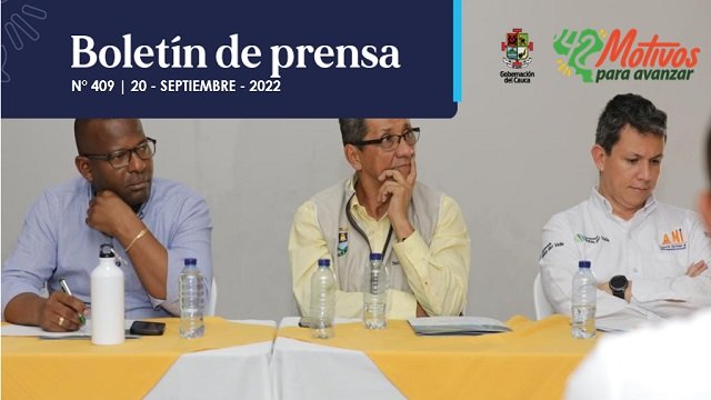 Boletin de Prensa No 408 Septiembre 20 de 2022