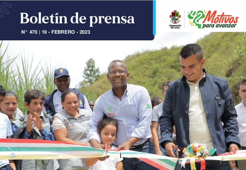 Boletin de Prensa No 470 Gobernacion del Cauca