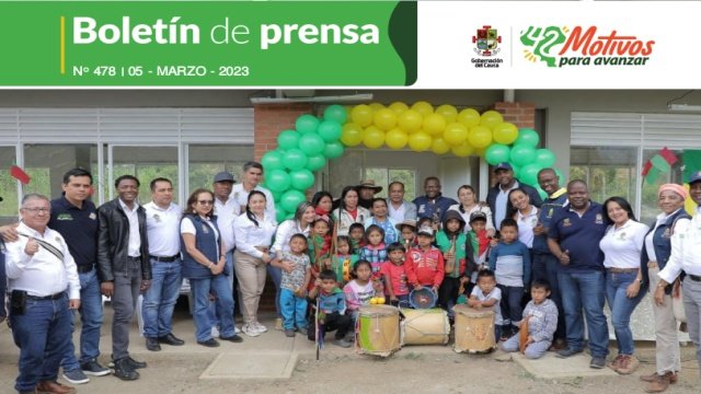BOLETÍN DE PRENSA Nº 478 GOBERNACIÓN DEL CAUCA