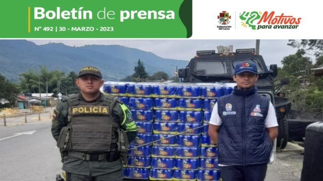 Boletin de Prensa No 492 Gobernacion del Cauca