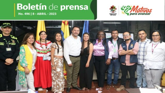 Boletin de Prensa No 496 Gobernacion del Cauca