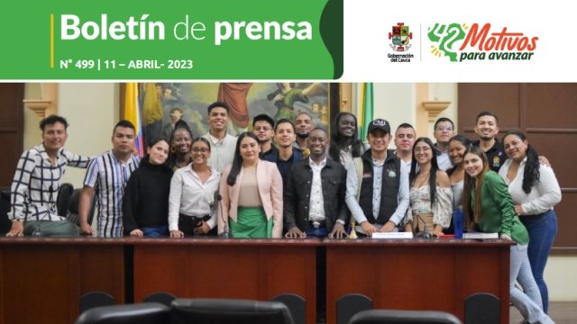 Boletin de Prensa No 499 Gobernacion del Cauca