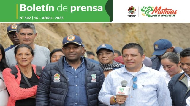 Boletin de Prensa No 502 Gobernacion del Cauca