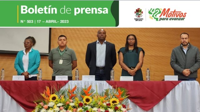 Boletin de Prensa No 503 Gobernacion del Cauca