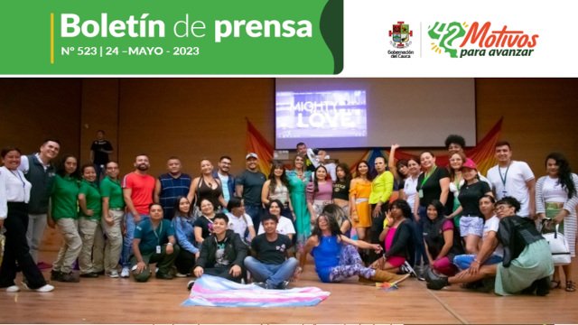 BOLETÍN DE PRENSA Nº 523 GOBERNACIÓN DEL CAUCA