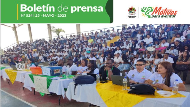 BOLETÍN DE PRENSA Nº 524 GOBERNACIÓN DEL CAUCA