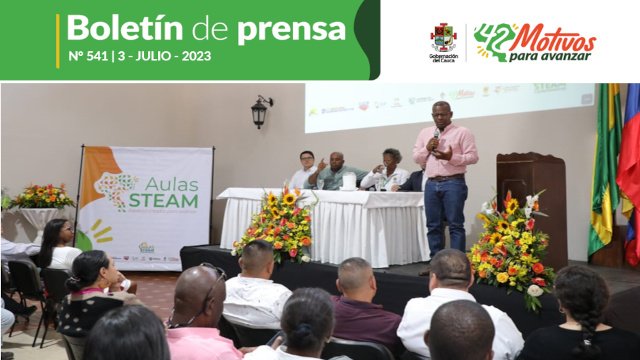 BOLETÍN DE PRENSA Nº 541 GOBERNACIÓN DEL CAUCA