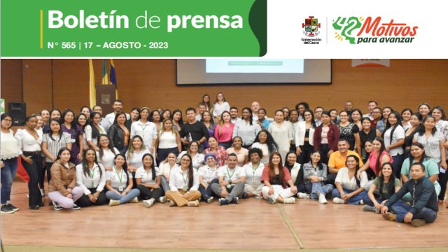 BOLETÍN DE PRENSA Nº 565 GOBERNACIÓN DEL CAUCA