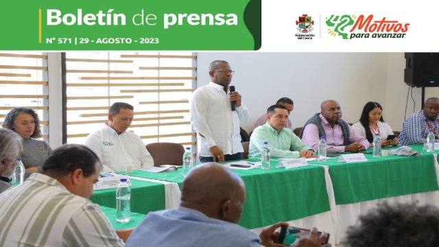 BOLETÍN DE PRENSA Nº 571 GOBERNACIÓN DEL CAUCA