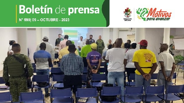 BOLETÍN DE PRENSA Nº 590 GOBERNACIÓN DEL CAUCA