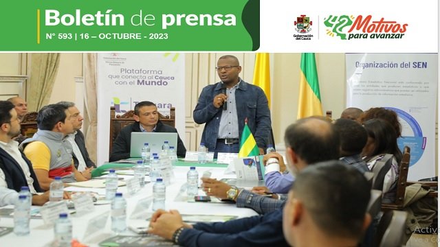 BOLETÍN DE PRENSA Nº 593 GOBERNACIÓN DEL CAUCA