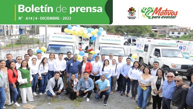 Boletin de Prensa No 614 Gobernacion del cauca