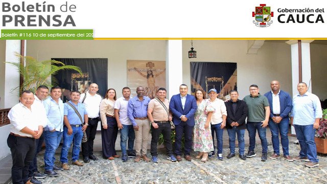 BOLETÍN DE PRENSA Nº 116 GOBERNACIÓN DEL CAUCA