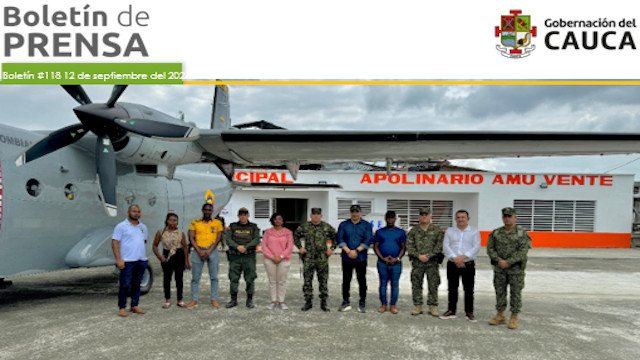 BOLETÍN DE PRENSA Nº 118 GOBERNACIÓN DEL CAUCA