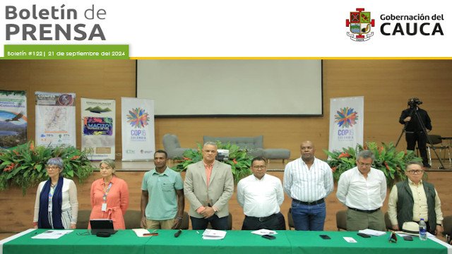 BOLETÍN DE PRENSA Nº 122 GOBERNACIÓN DEL CAUCA