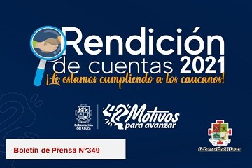 BOLETÍN DE PRENSA Nº 349 – GOBERNACIÓN DEL CAUCA