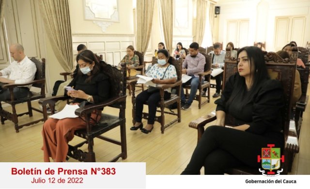 BOLETÍN DE PRENSA Nº 383 – GOBERNACIÓN DEL CAUCA
