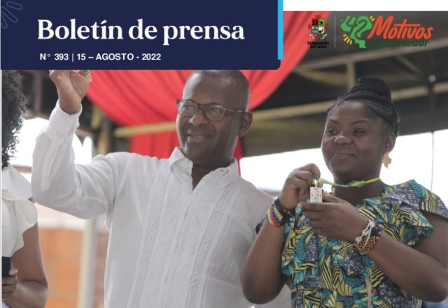 Boletin de Prensa No. 393 Agosto 15 de 2022