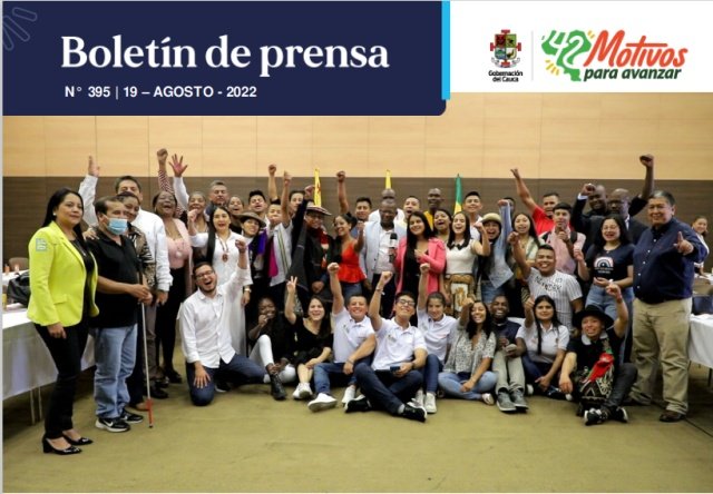 Boletin de Prensa No. 395 Agosto 19 de 2022