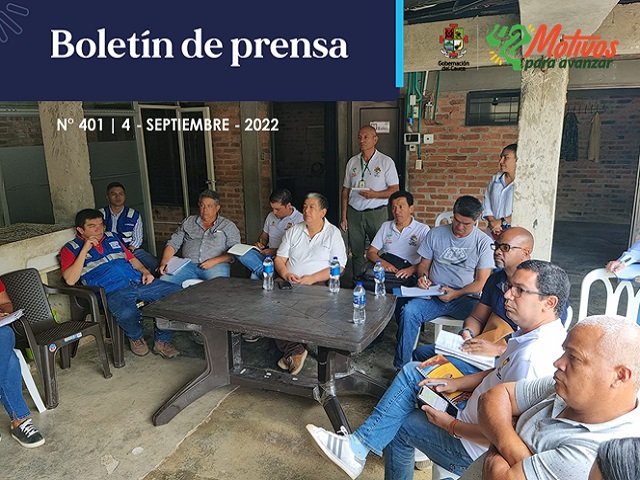 Boletin de Prensa No. 401 04 de Septiembre de 2022