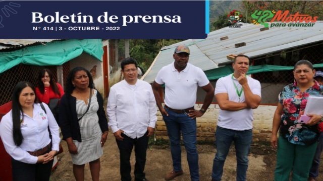 Boletin de Prensa No. 414 Octubre 03 de 2022