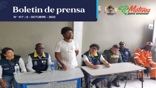 Boletin de Prensa No. 417 Octubre 06 de 2022