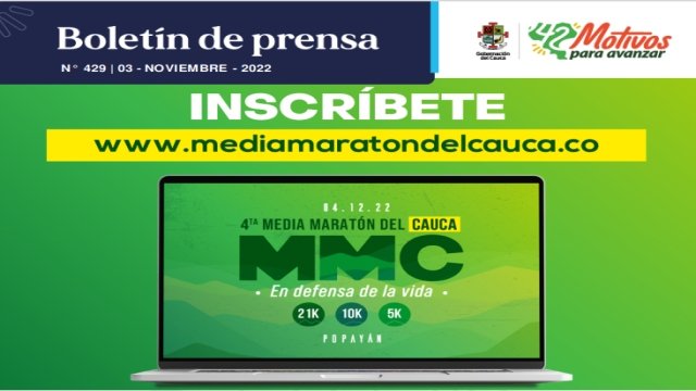 Boletin de Prensa No. 429 03 de noviembre de 2022