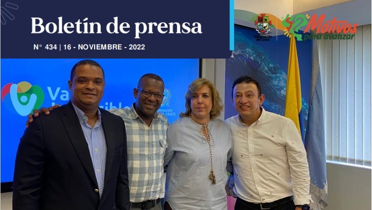 Boletin de Prensa No. 434 Noviembre 16 de 2022