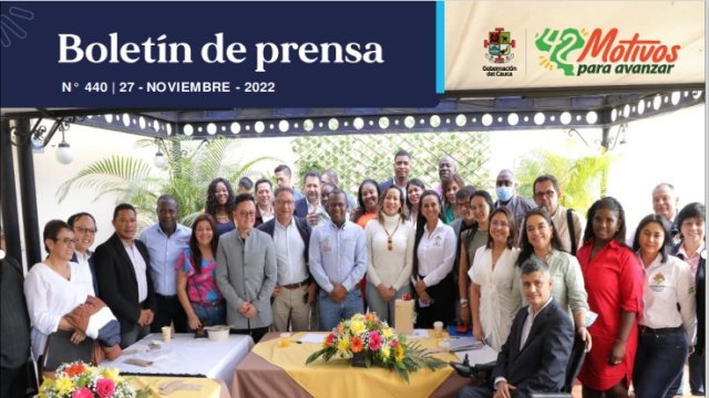 Boletin de Prensa No. 440 Noviembre 27 de 2022