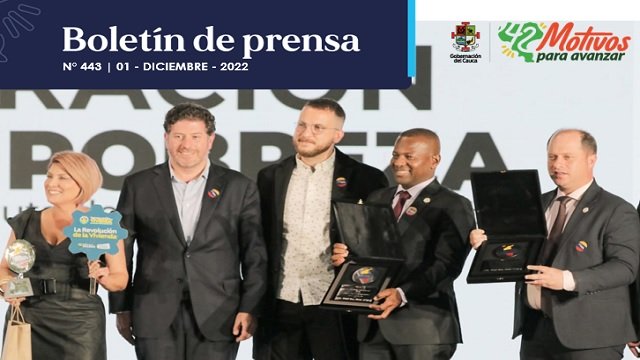 Boletin de Prensa No. 443 Gobernacion del Cauca