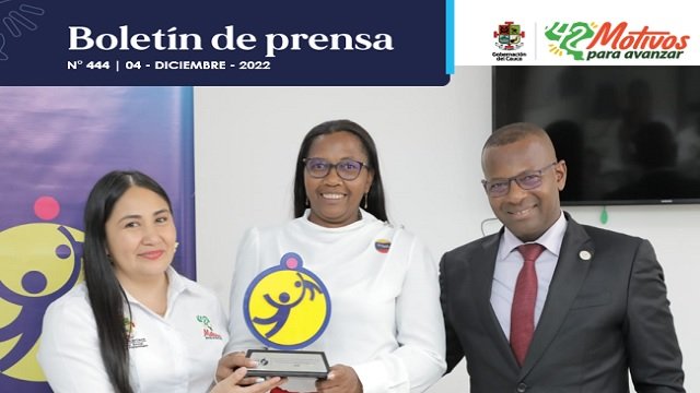 Boletin de Prensa No. 444 Gobernacion del Cauca