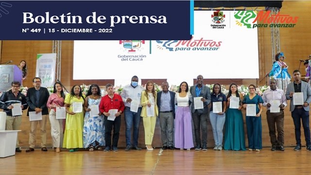 Boletin de Prensa No. 449 Gobernacion del Cauca